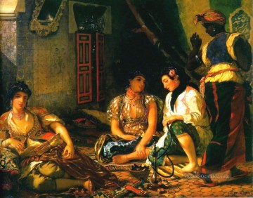  romantische Malerei - algiers romantische Eugene Delacroix